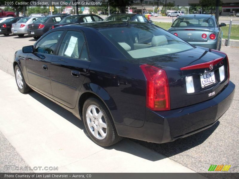 Blue Chip / Light Gray/Ebony 2005 Cadillac CTS Sedan