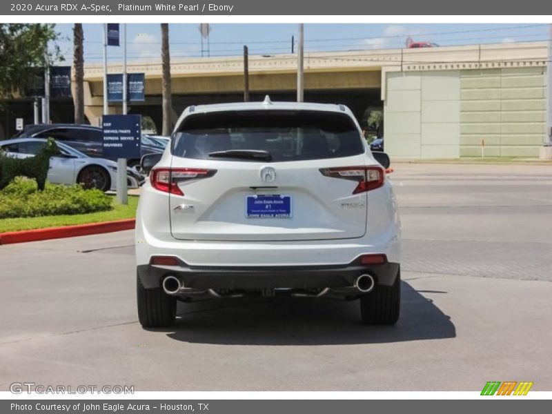 Platinum White Pearl / Ebony 2020 Acura RDX A-Spec