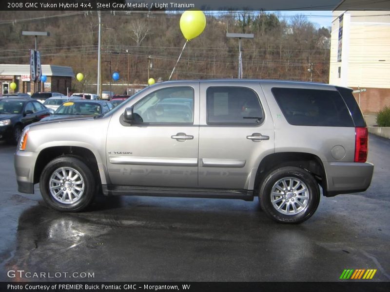 Steel Gray Metallic / Light Titanium 2008 GMC Yukon Hybrid 4x4