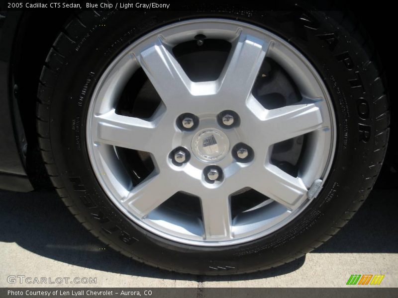 Blue Chip / Light Gray/Ebony 2005 Cadillac CTS Sedan