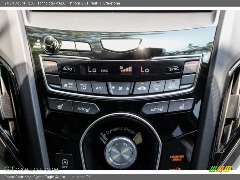 Fathom Blue Pearl / Graystone 2020 Acura RDX Technology AWD