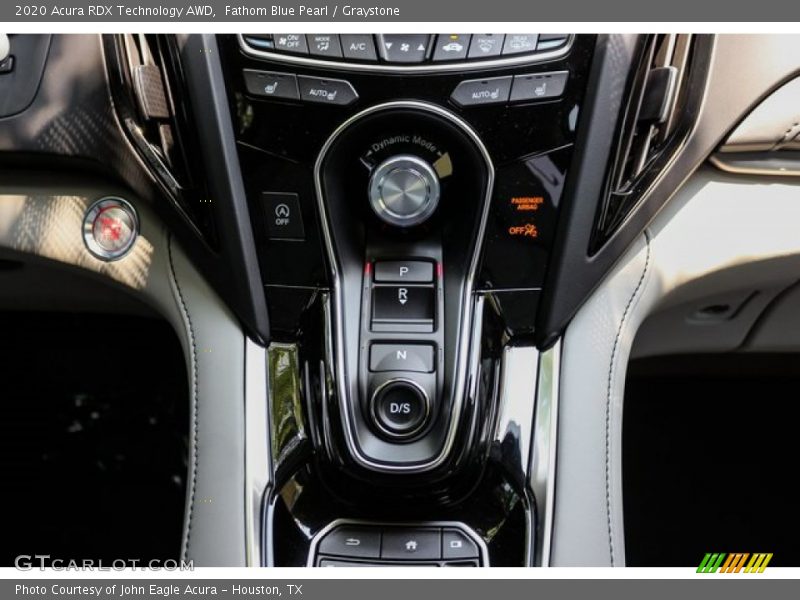 Fathom Blue Pearl / Graystone 2020 Acura RDX Technology AWD