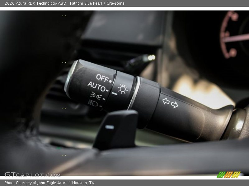 Fathom Blue Pearl / Graystone 2020 Acura RDX Technology AWD