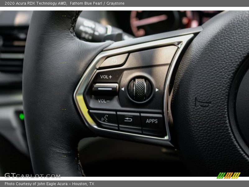 Fathom Blue Pearl / Graystone 2020 Acura RDX Technology AWD