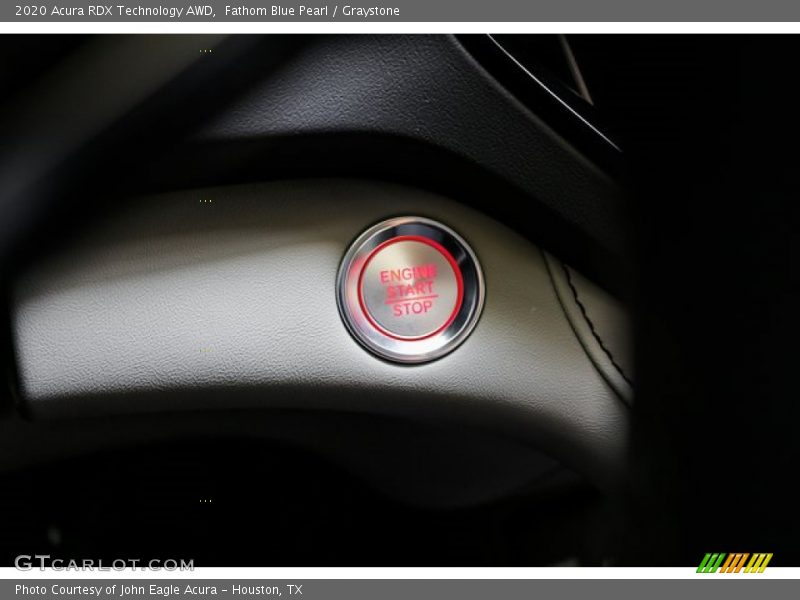 Fathom Blue Pearl / Graystone 2020 Acura RDX Technology AWD