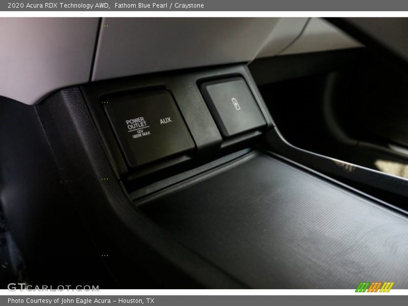 Fathom Blue Pearl / Graystone 2020 Acura RDX Technology AWD