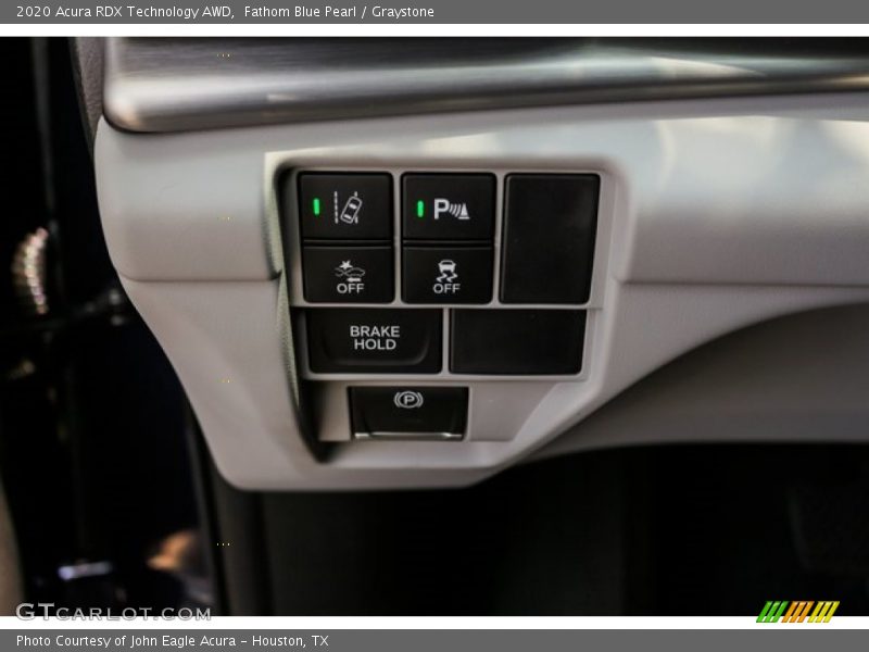 Fathom Blue Pearl / Graystone 2020 Acura RDX Technology AWD