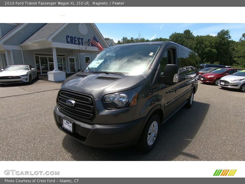 Magnetic / Pewter 2019 Ford Transit Passenger Wagon XL 150 LR