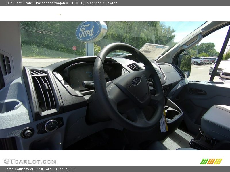 Magnetic / Pewter 2019 Ford Transit Passenger Wagon XL 150 LR