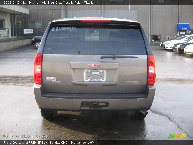 Steel Gray Metallic / Light Titanium 2008 GMC Yukon Hybrid 4x4