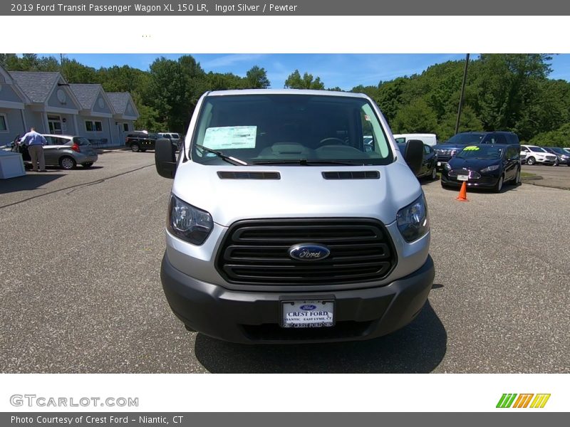 Ingot Silver / Pewter 2019 Ford Transit Passenger Wagon XL 150 LR