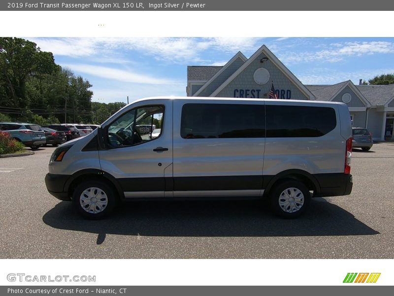 Ingot Silver / Pewter 2019 Ford Transit Passenger Wagon XL 150 LR