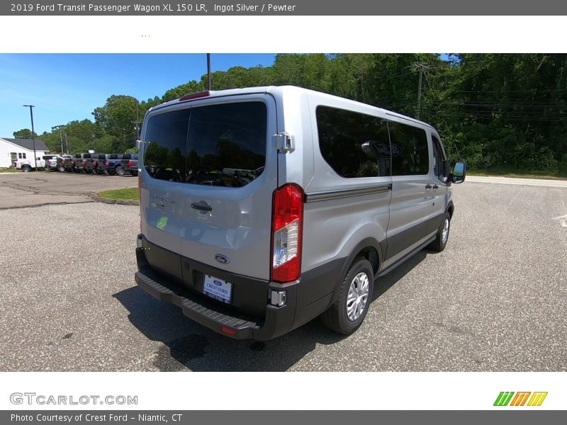 Ingot Silver / Pewter 2019 Ford Transit Passenger Wagon XL 150 LR