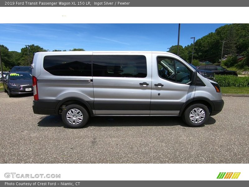 Ingot Silver / Pewter 2019 Ford Transit Passenger Wagon XL 150 LR