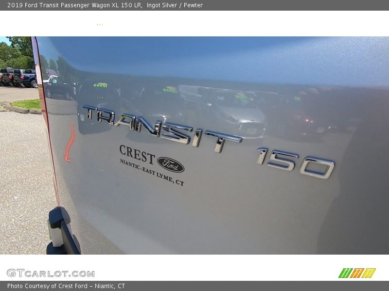 Ingot Silver / Pewter 2019 Ford Transit Passenger Wagon XL 150 LR