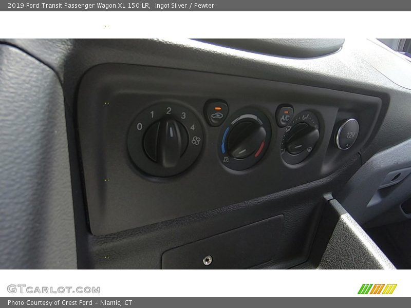 Ingot Silver / Pewter 2019 Ford Transit Passenger Wagon XL 150 LR