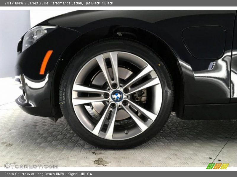 Jet Black / Black 2017 BMW 3 Series 330e iPerfomance Sedan