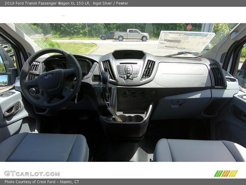 Ingot Silver / Pewter 2019 Ford Transit Passenger Wagon XL 150 LR