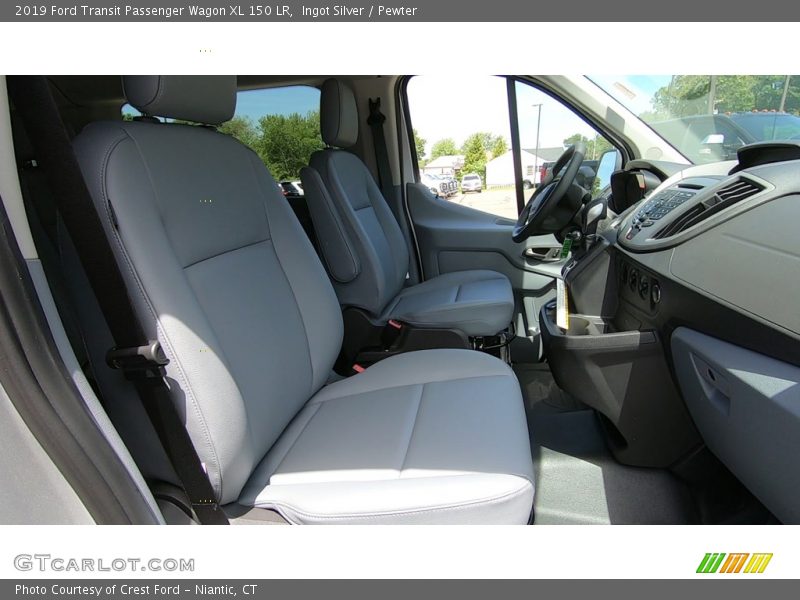 Ingot Silver / Pewter 2019 Ford Transit Passenger Wagon XL 150 LR