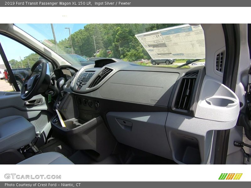 Ingot Silver / Pewter 2019 Ford Transit Passenger Wagon XL 150 LR