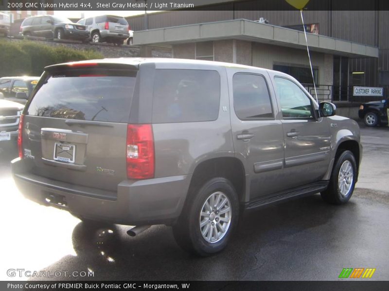 Steel Gray Metallic / Light Titanium 2008 GMC Yukon Hybrid 4x4