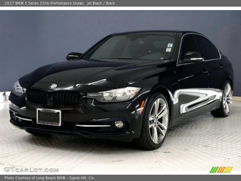 Jet Black / Black 2017 BMW 3 Series 330e iPerfomance Sedan