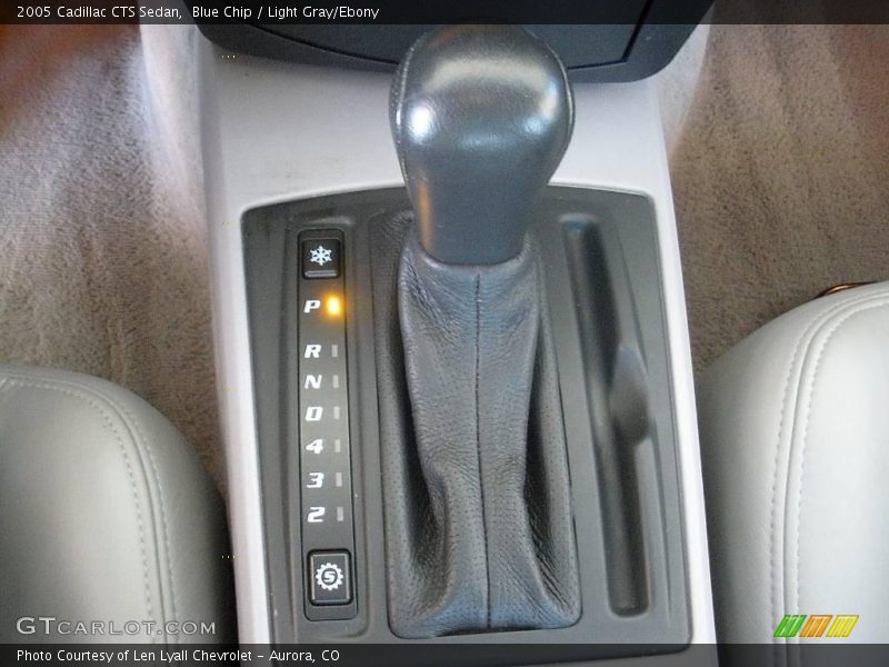 Blue Chip / Light Gray/Ebony 2005 Cadillac CTS Sedan