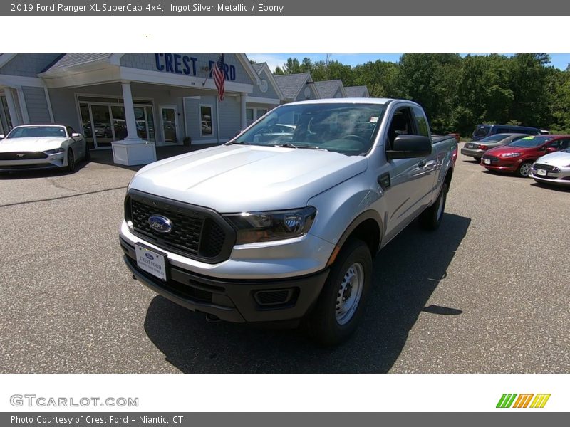 Ingot Silver Metallic / Ebony 2019 Ford Ranger XL SuperCab 4x4
