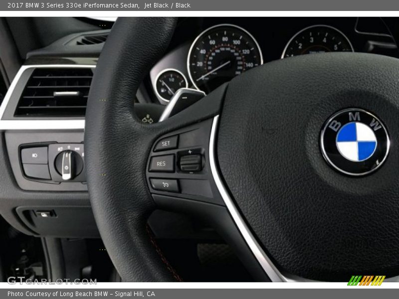 Jet Black / Black 2017 BMW 3 Series 330e iPerfomance Sedan