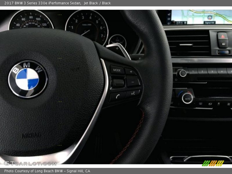 Jet Black / Black 2017 BMW 3 Series 330e iPerfomance Sedan