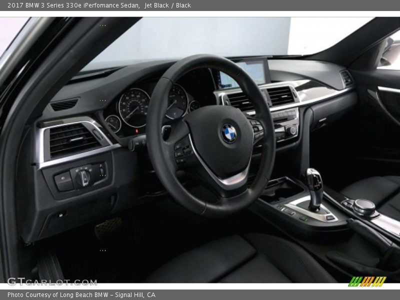 Jet Black / Black 2017 BMW 3 Series 330e iPerfomance Sedan