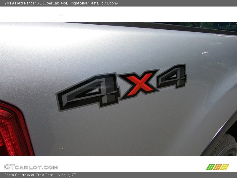 Ingot Silver Metallic / Ebony 2019 Ford Ranger XL SuperCab 4x4