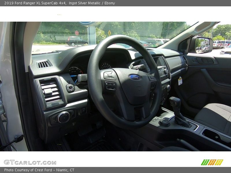 Ingot Silver Metallic / Ebony 2019 Ford Ranger XL SuperCab 4x4