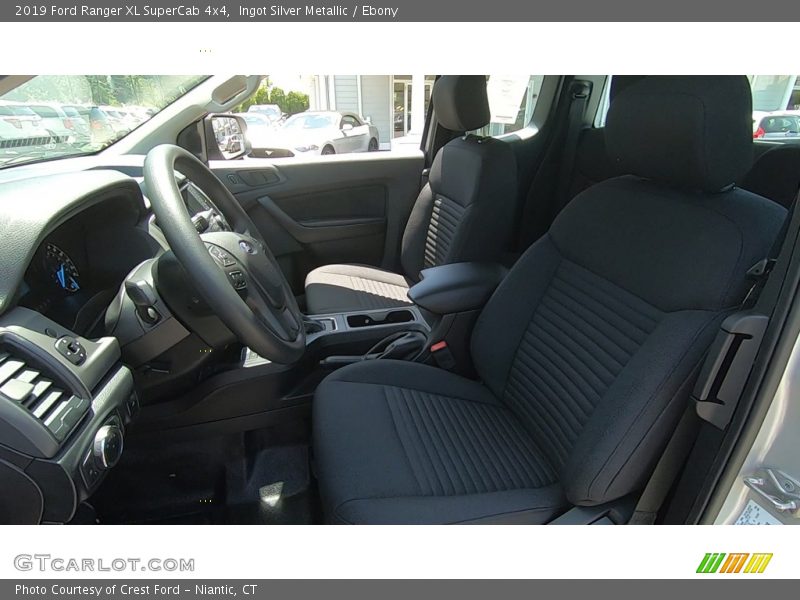 Ingot Silver Metallic / Ebony 2019 Ford Ranger XL SuperCab 4x4