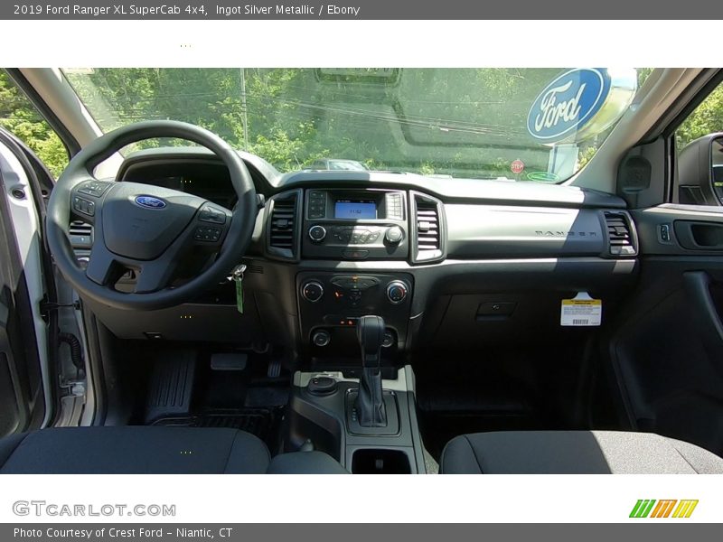 Ingot Silver Metallic / Ebony 2019 Ford Ranger XL SuperCab 4x4