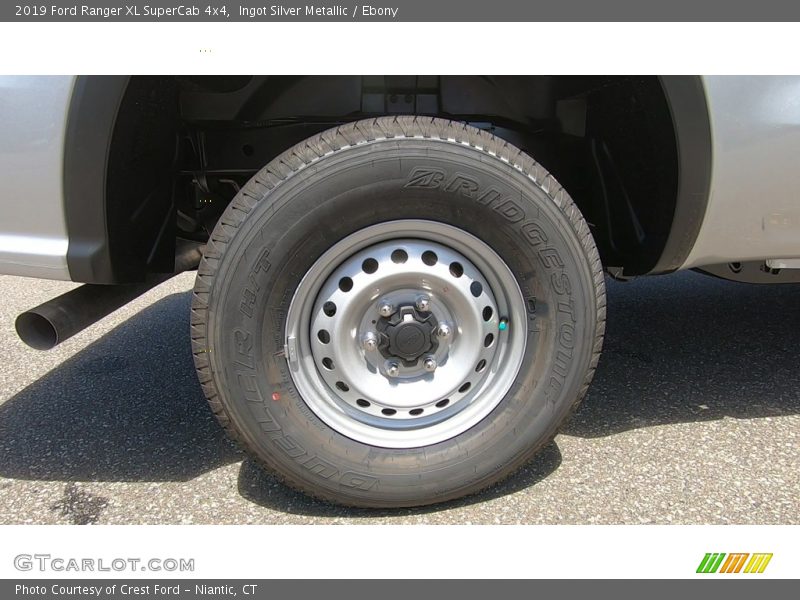 Ingot Silver Metallic / Ebony 2019 Ford Ranger XL SuperCab 4x4