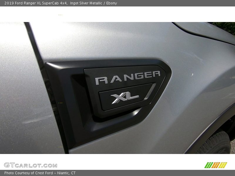 Ingot Silver Metallic / Ebony 2019 Ford Ranger XL SuperCab 4x4