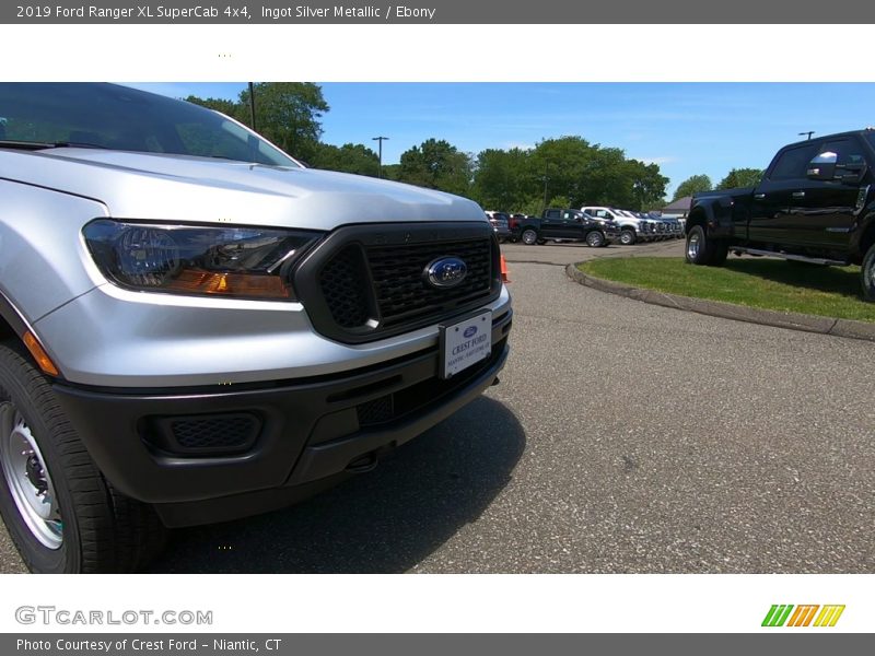 Ingot Silver Metallic / Ebony 2019 Ford Ranger XL SuperCab 4x4