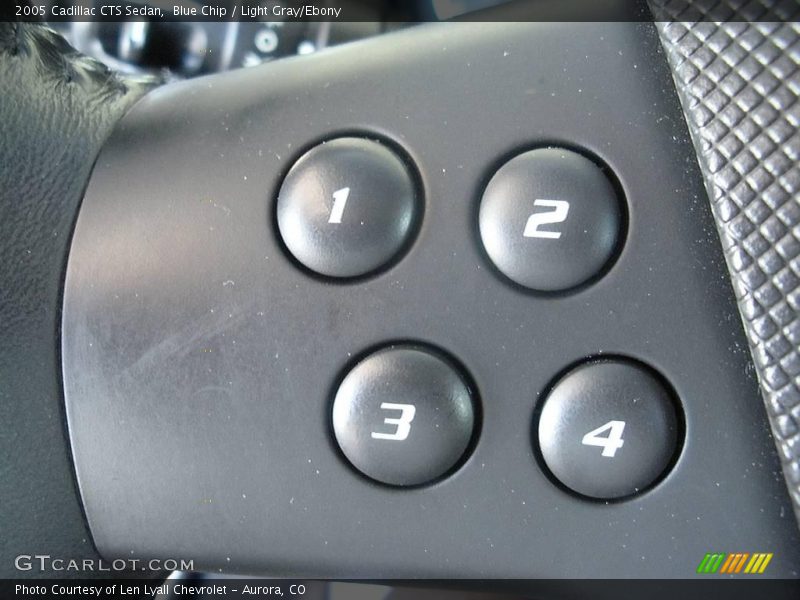 Blue Chip / Light Gray/Ebony 2005 Cadillac CTS Sedan