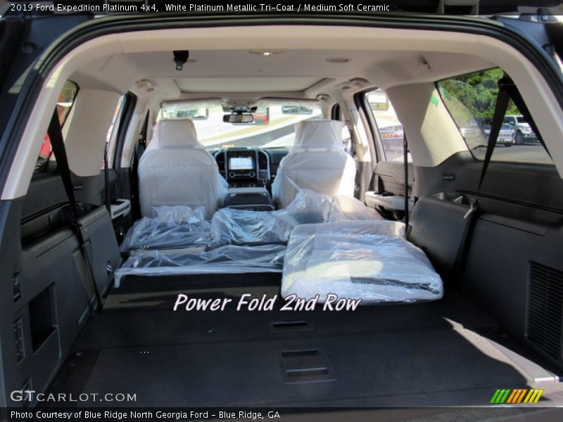 White Platinum Metallic Tri-Coat / Medium Soft Ceramic 2019 Ford Expedition Platinum 4x4