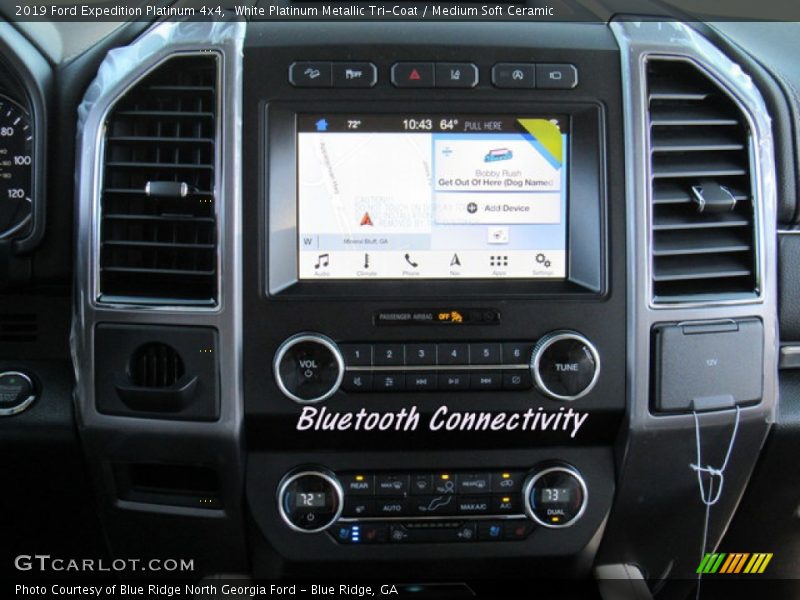 White Platinum Metallic Tri-Coat / Medium Soft Ceramic 2019 Ford Expedition Platinum 4x4