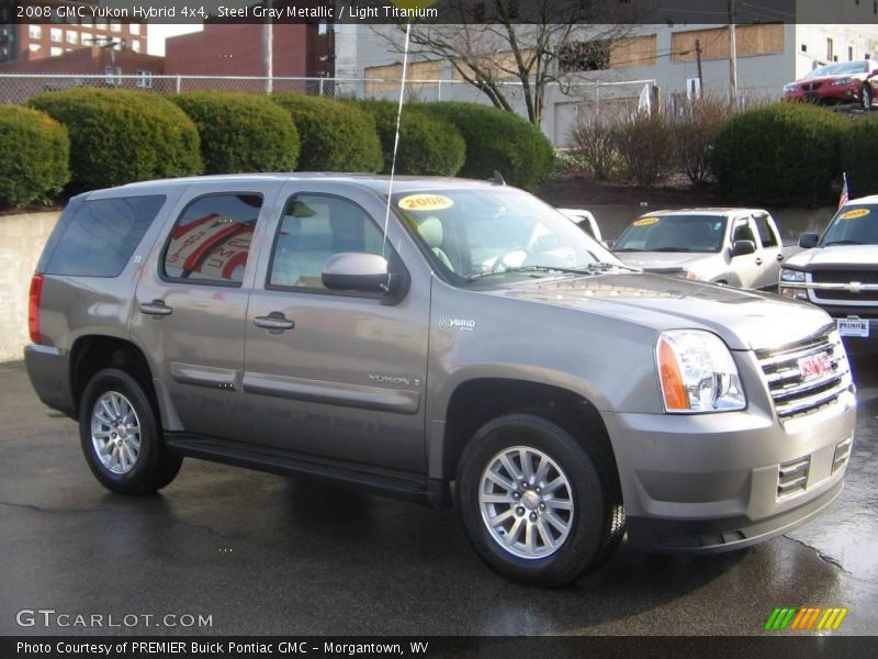 Steel Gray Metallic / Light Titanium 2008 GMC Yukon Hybrid 4x4