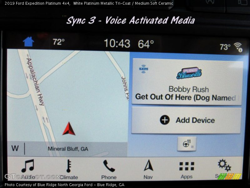 White Platinum Metallic Tri-Coat / Medium Soft Ceramic 2019 Ford Expedition Platinum 4x4