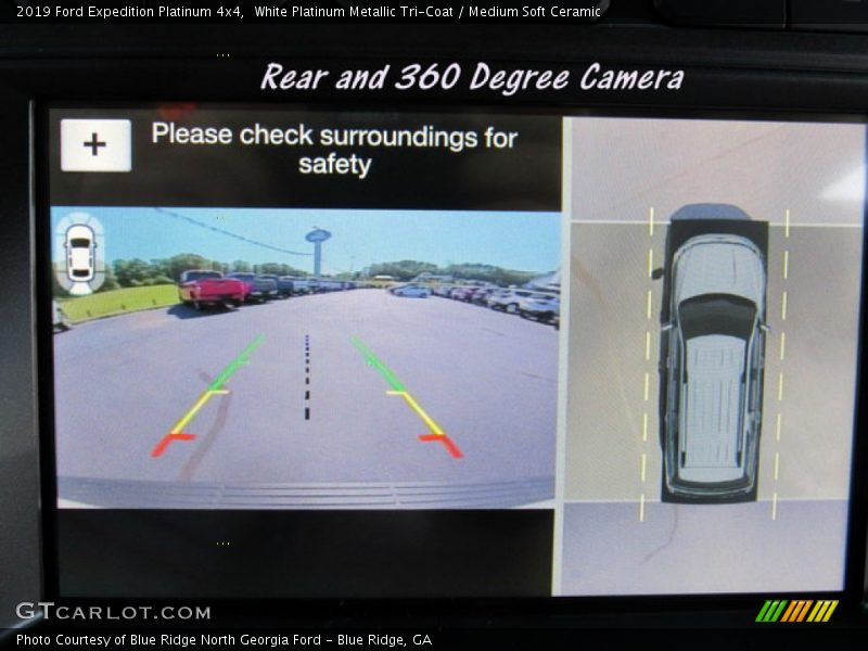 White Platinum Metallic Tri-Coat / Medium Soft Ceramic 2019 Ford Expedition Platinum 4x4