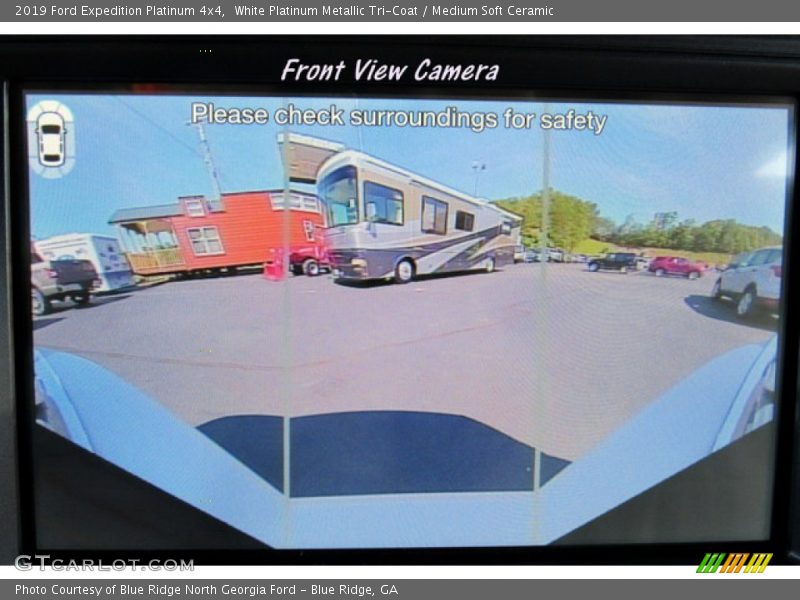 White Platinum Metallic Tri-Coat / Medium Soft Ceramic 2019 Ford Expedition Platinum 4x4