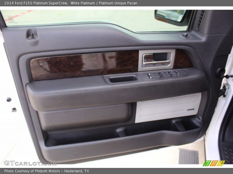 White Platinum / Platinum Unique Pecan 2014 Ford F150 Platinum SuperCrew