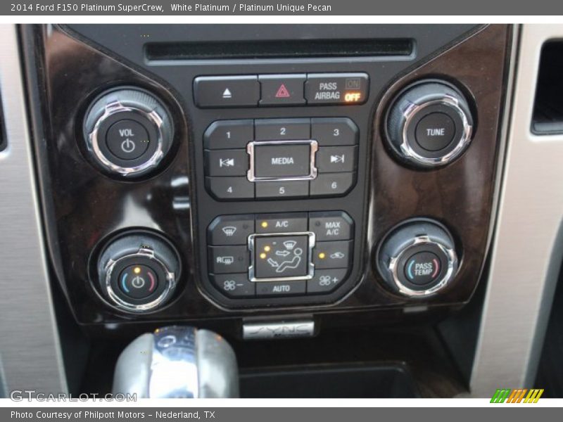 White Platinum / Platinum Unique Pecan 2014 Ford F150 Platinum SuperCrew