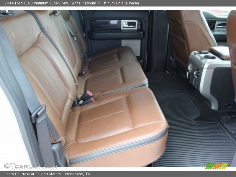 White Platinum / Platinum Unique Pecan 2014 Ford F150 Platinum SuperCrew