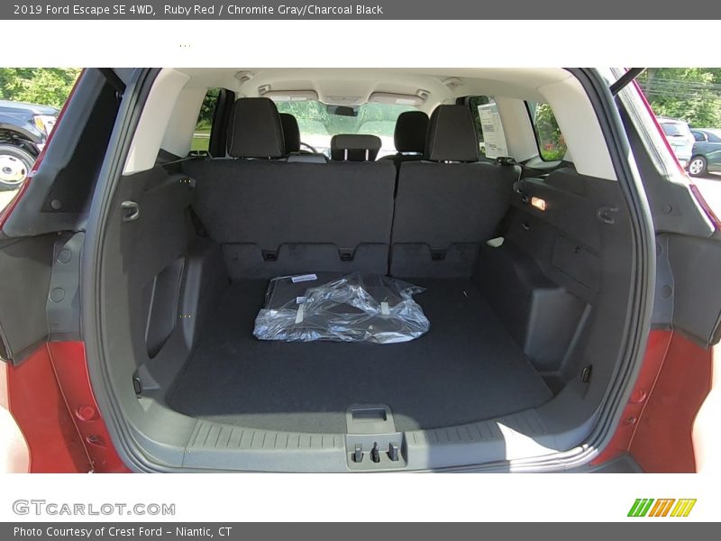 Ruby Red / Chromite Gray/Charcoal Black 2019 Ford Escape SE 4WD