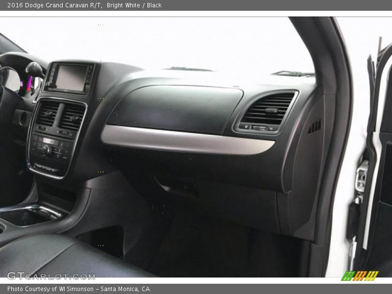 Bright White / Black 2016 Dodge Grand Caravan R/T